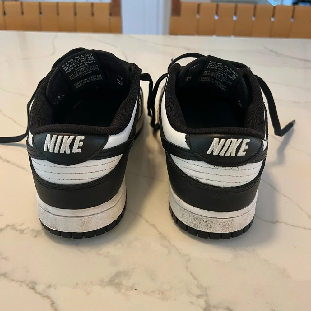 Men’s Nike Dunk low retro white & black 8.5 - Picture 5 of 5